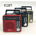 PUXING K1BT FM AM SW 3 Band Vintage Retro Radio Rechargeable Radio With USB SD TF Mp3 Player